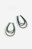 Turquoise Triple Hoop