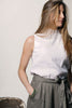 Linen Tie Neck Tank