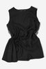Gathered Linen Tank