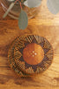 Wood Wicker Coaster Set