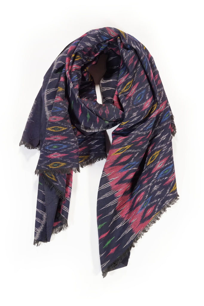 Handwoven Ikat Scarf