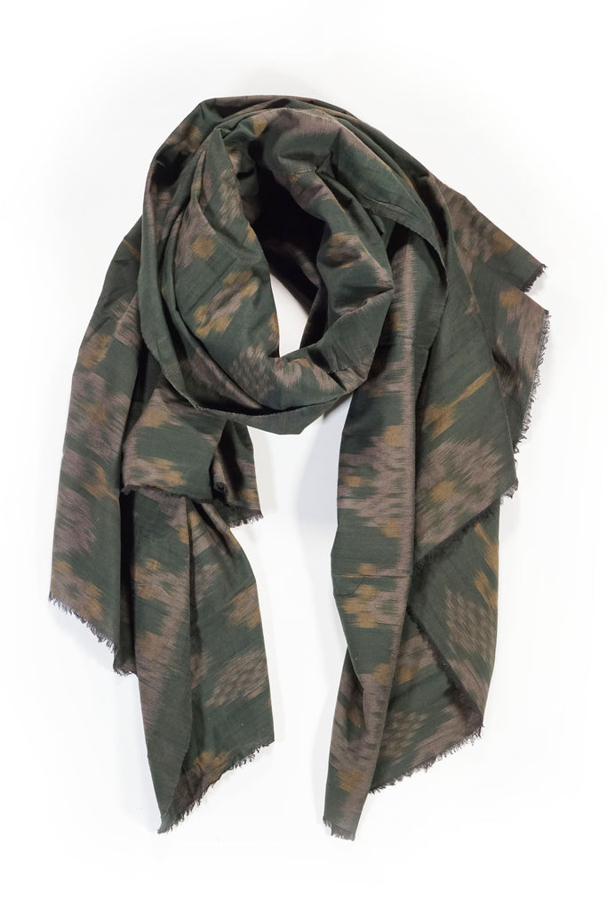 Handwoven Ikat Scarf