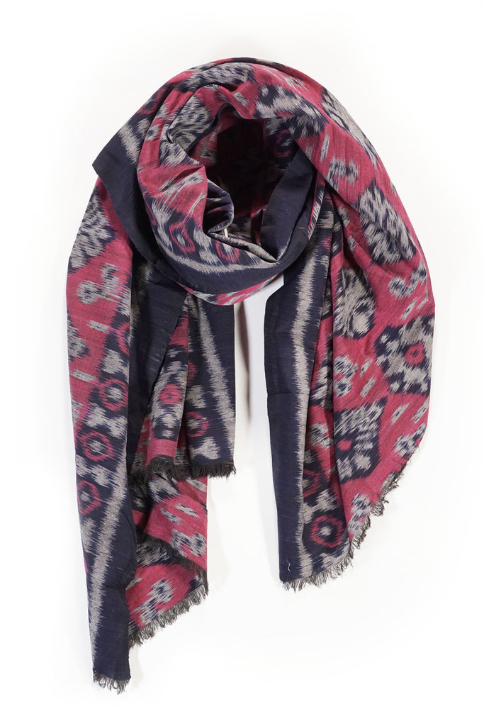 Handwoven Ikat Scarf