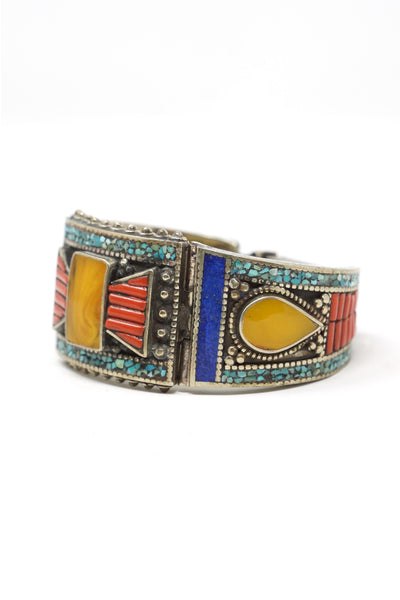 アクセサリー Tibet vintage- bangle Amazon.com: Generic Wide Cuff Bracelet Silver Bangle Vintage