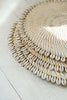 Shell Rattan Placemat Set