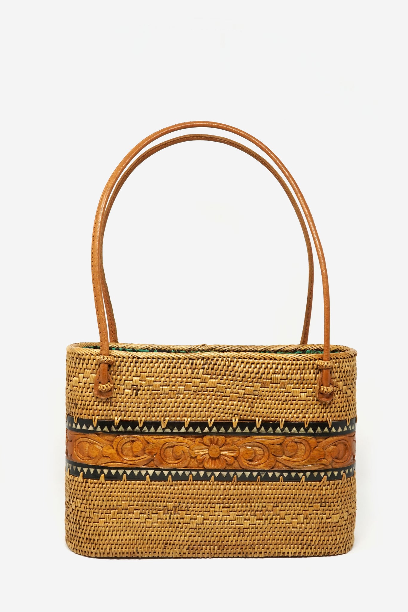 Bali Rattan Small Tote World Woven