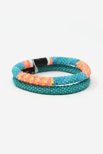 Lily and Laura Sea Glass Bracelet Set